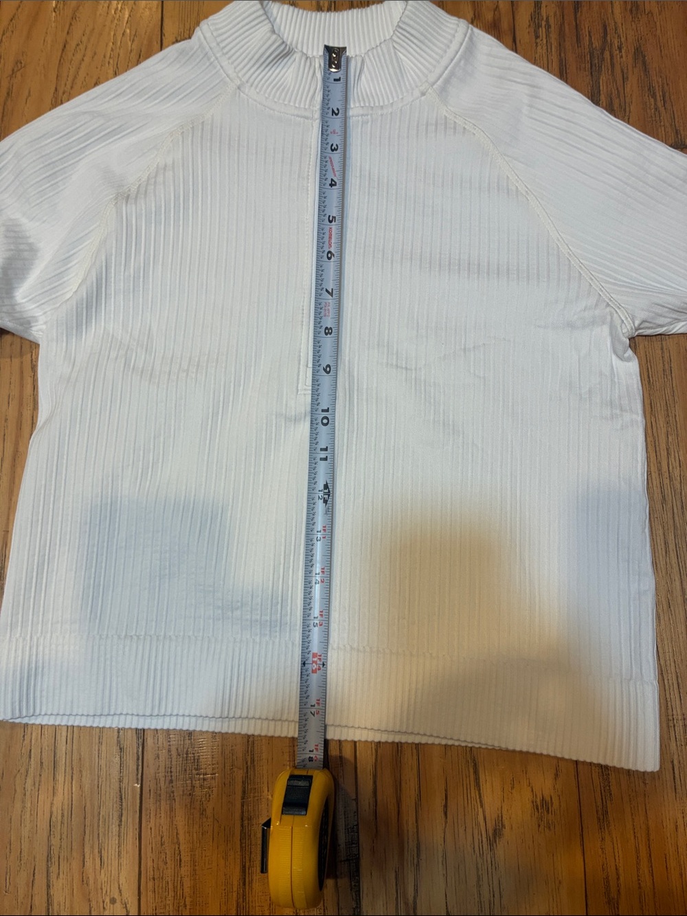 lululemon athletica Ribbed Half-Zip Sweater - White - Picture 8 of 10